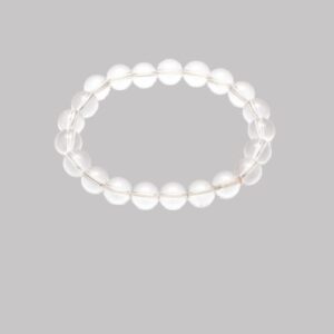Clear Crystal Quartz Bracelet  for Wealth